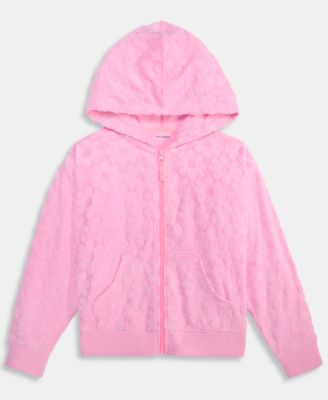 Girls' 7-16 Terry Long-Sleeve Zip Hoodie