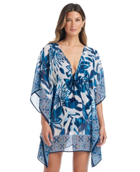 Пляжная накидка Caftan, V-образный вырез — Bleu by Rod Beattie