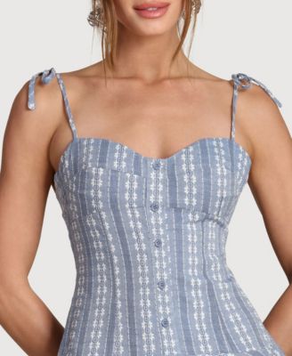 Women's Drop Waist Mini Dress