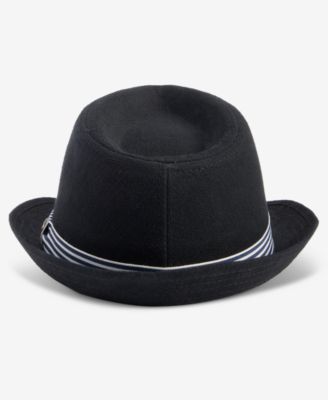Men's Striped Band Fedora