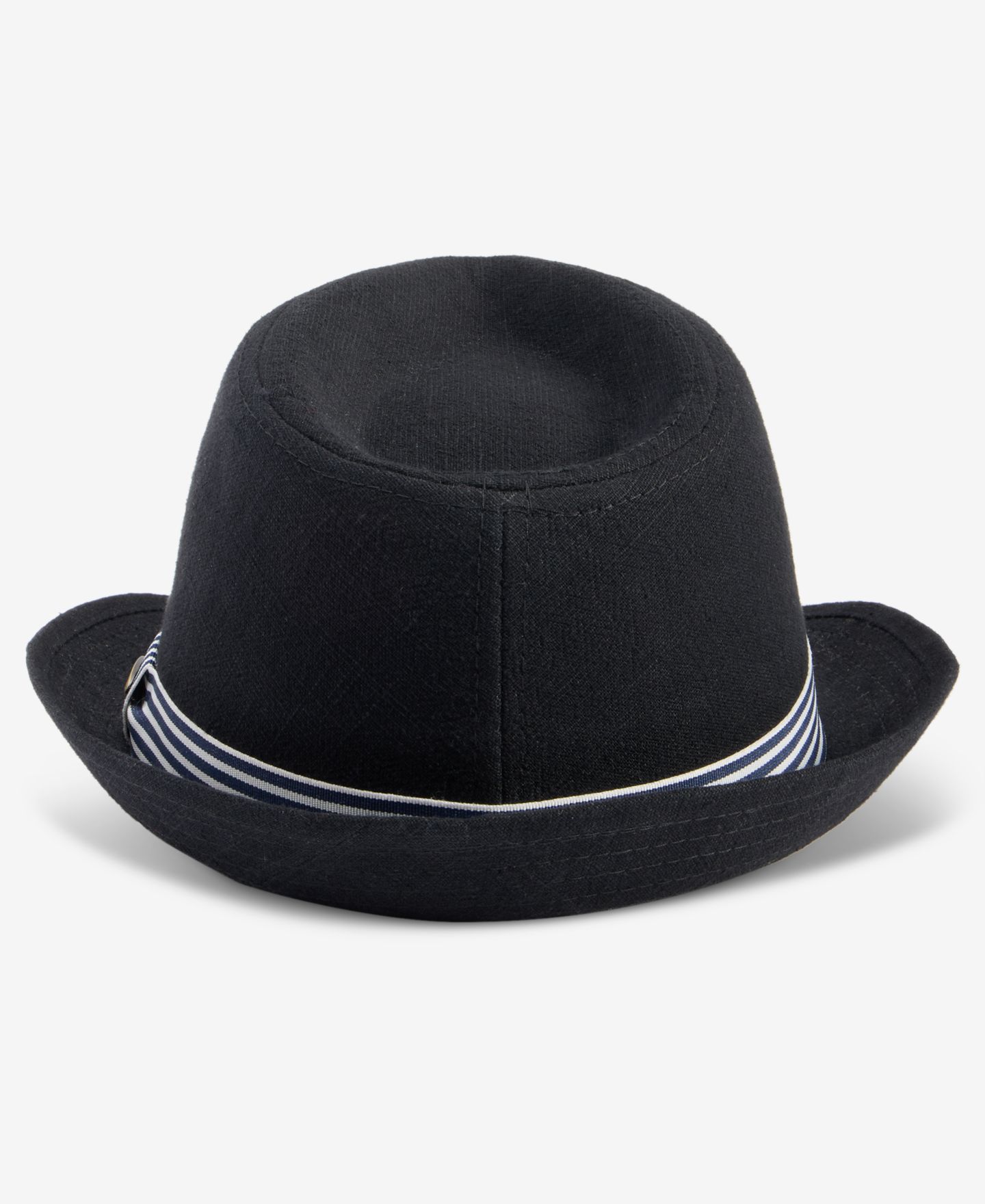 Мужские головные уборы Scala Striped Band Fedora, цвет: Чёрный — фото 2