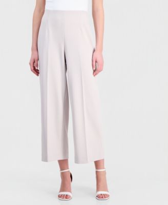 Women's High-Rise Cropped Wide-Leg Pants
