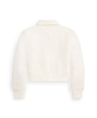 Girls' 7-16 Collared Boxy Sweater