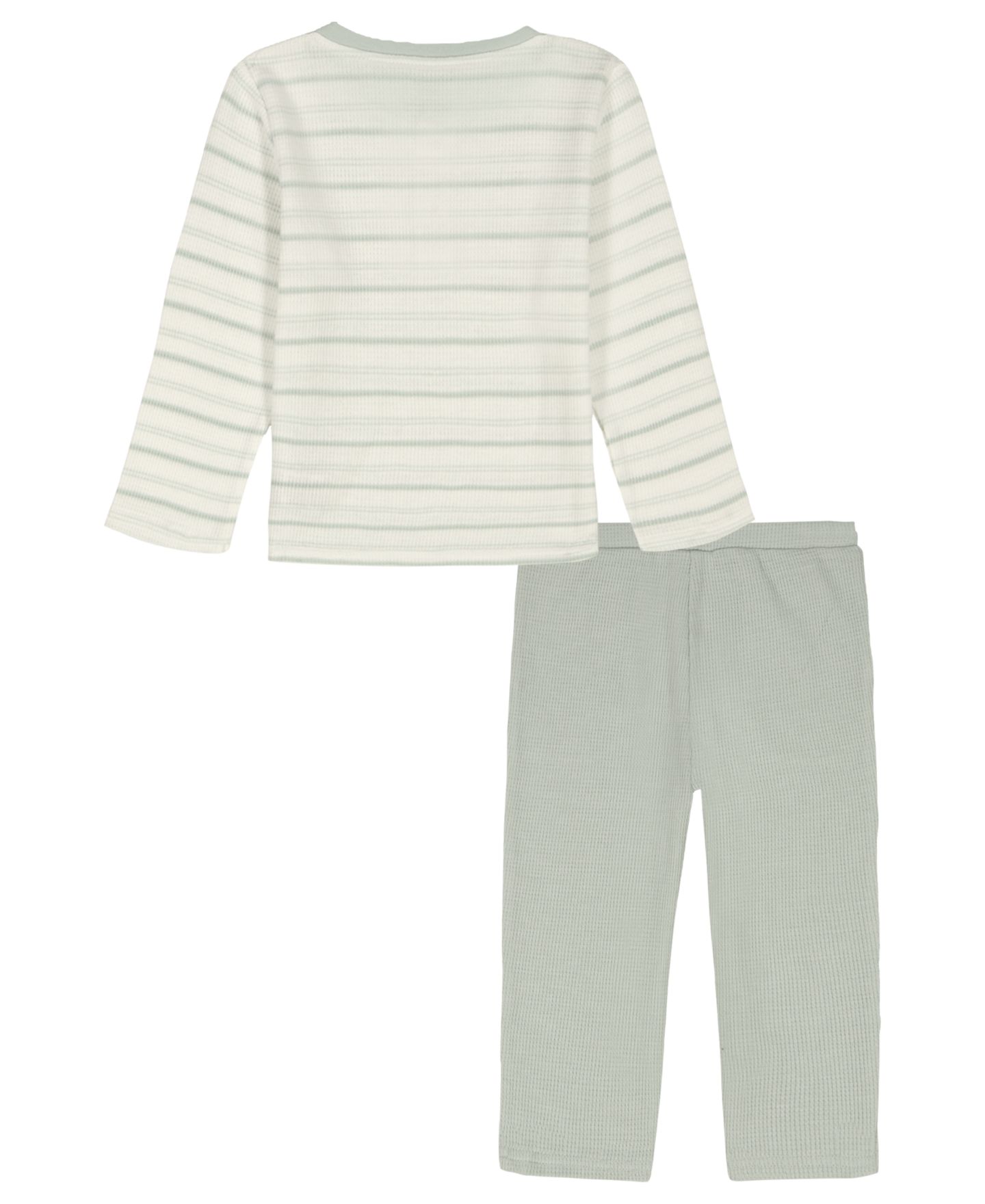 Комплекты Calvin Klein Striped T-Shirt, Pants and Socks, 3-Piece Set для мальчиков-малышей, цвет: Pale Meadow — фото 2
