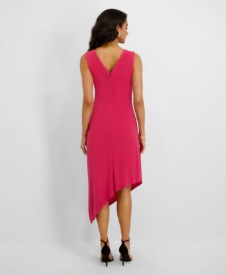 Women's Asymmetrical Midi Dress