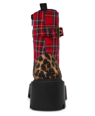 Women's Jonnie Embellished Combat Booties