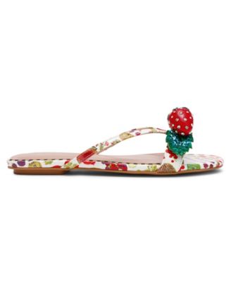 Women's Garrik Strawberry Strappy Flat Sandals