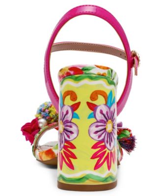 Women's Masen Floral Block Heel Dress Sandals