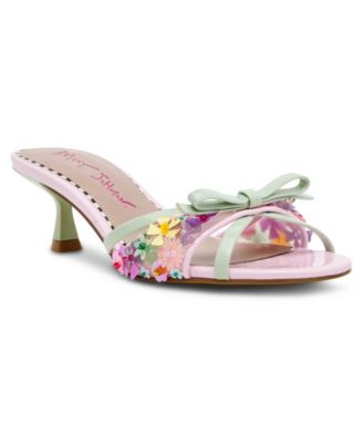 Women's Shirley Ditsy Floral Kitten Heel Sandals