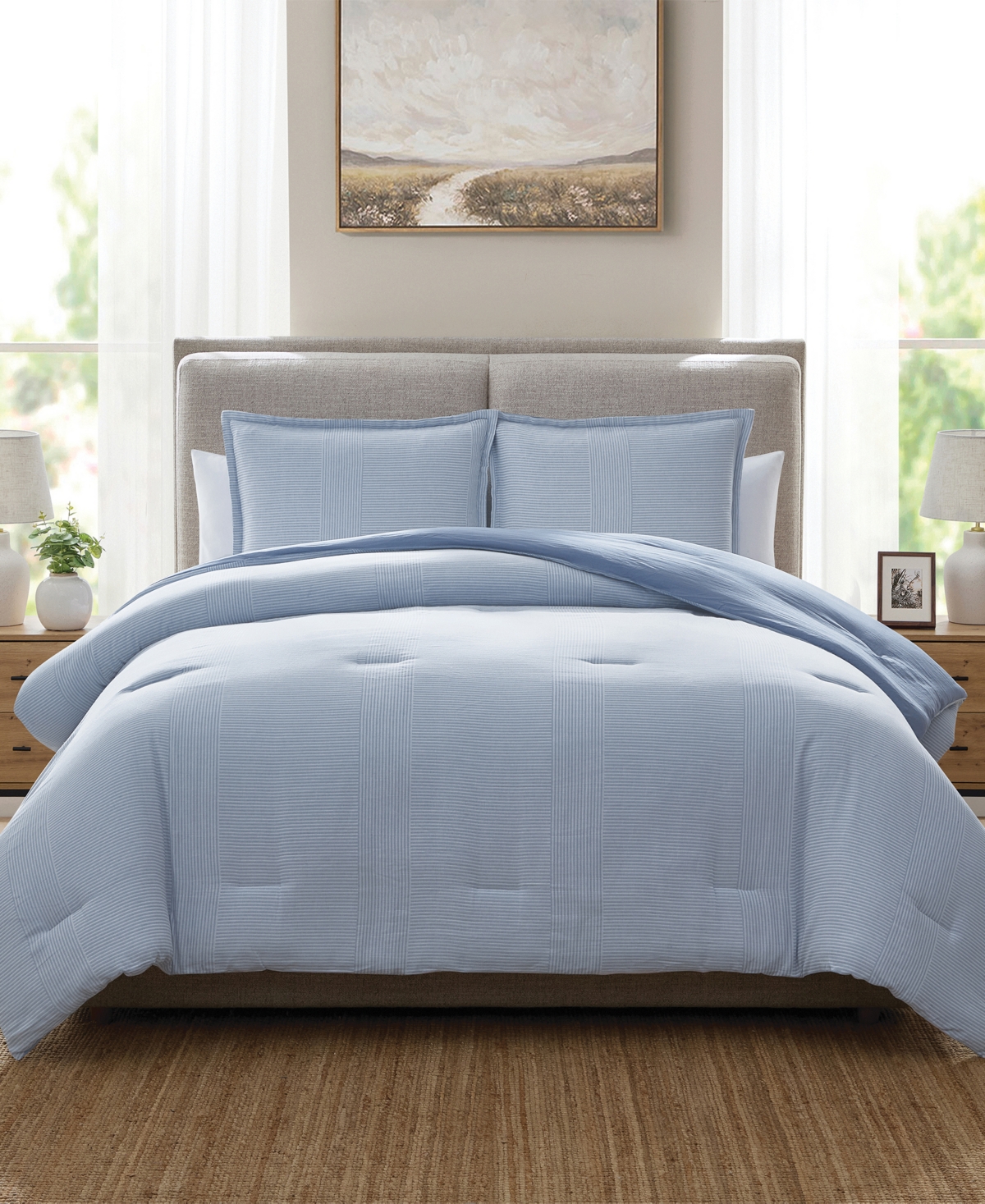 Becki Owens Ryan Stripe 3-Pc. Comforter Set