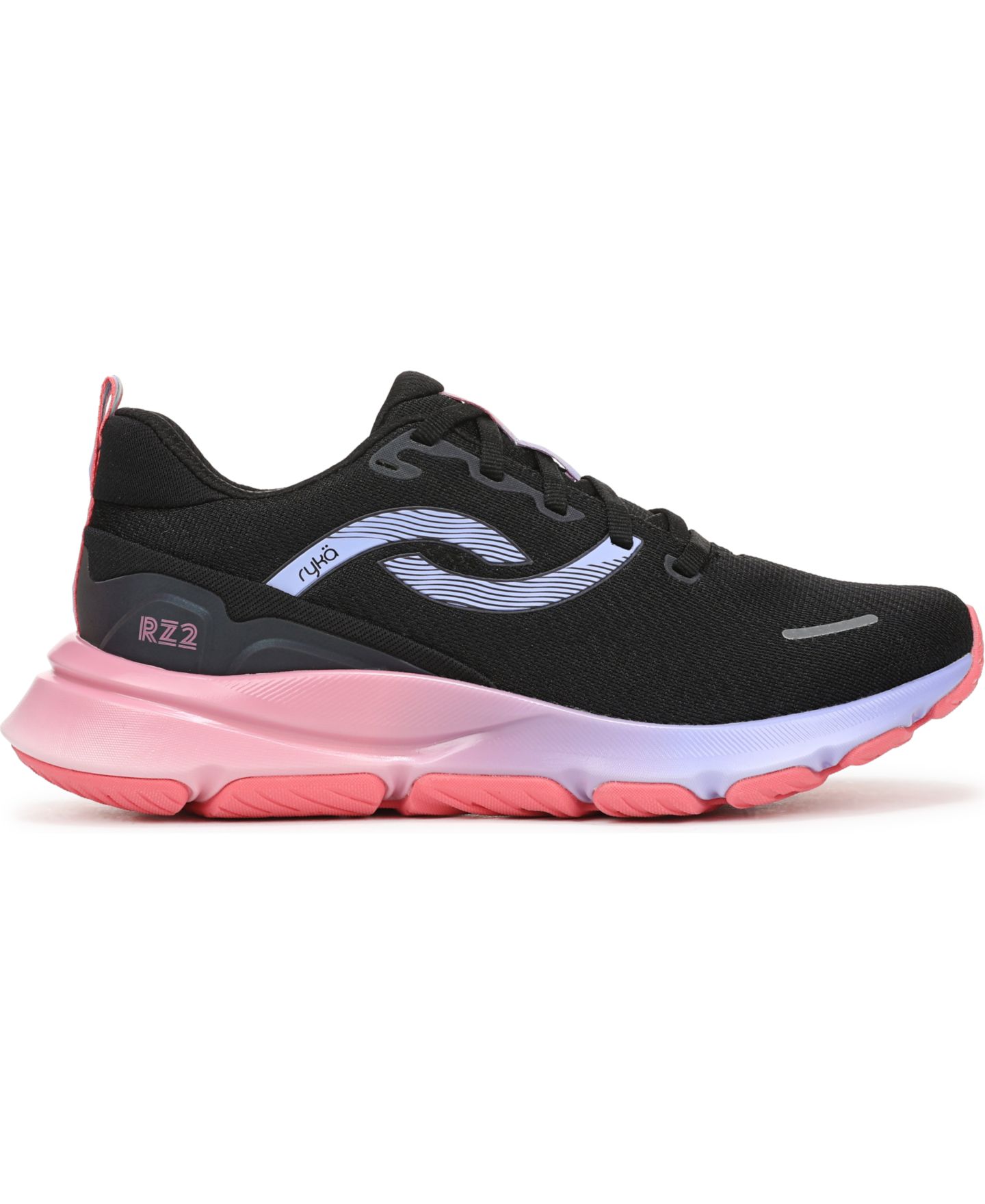 Женские кроссовки Ryka Revolution Rz2 Lace-Up, цвет: Чёрный сетчатый — фото 2