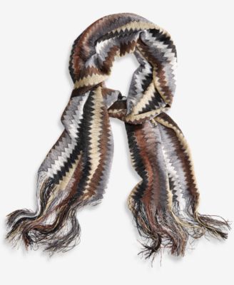 Colorful Chevron Stripe Oblong Scarf