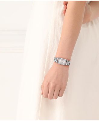 Women's Catherine Silver Tone Stainless Steel Bracelet Watch, 28.3x20.7mm