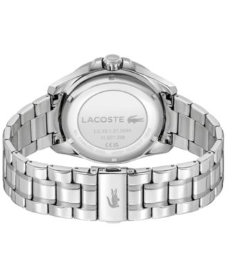Men's Capbreton Silver Tone Stainless Steel Bracelet Watch, 43mm