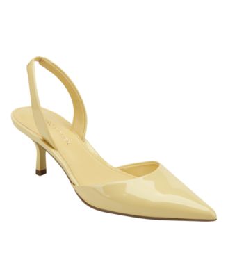 Women's Iced Slingback Kitten Heel Pumps