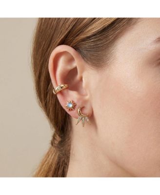 Sun & Moon Earring Set