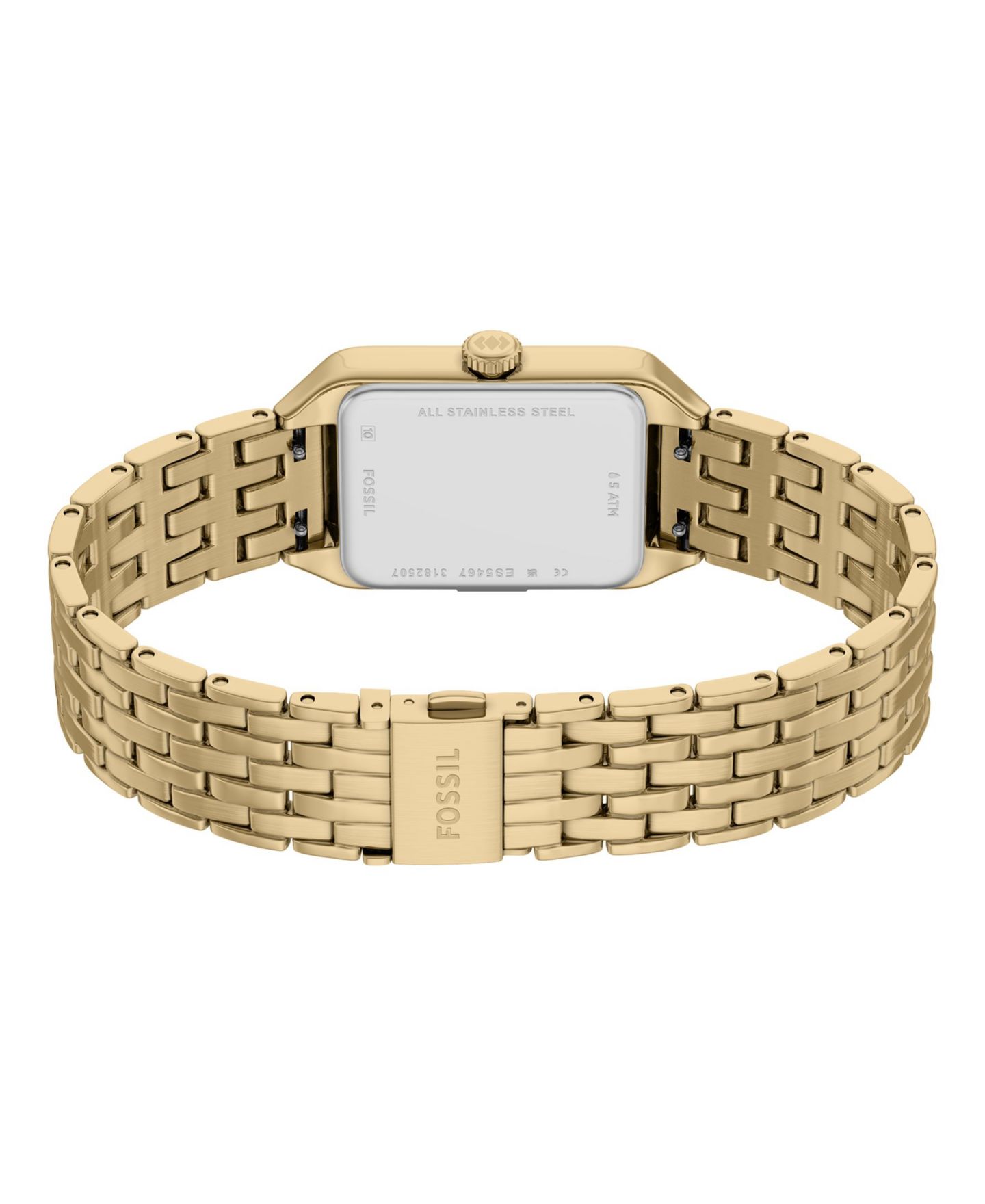 Женские часы Fossil Raquel золотистые из нержавеющей стали 18мм — фото 5