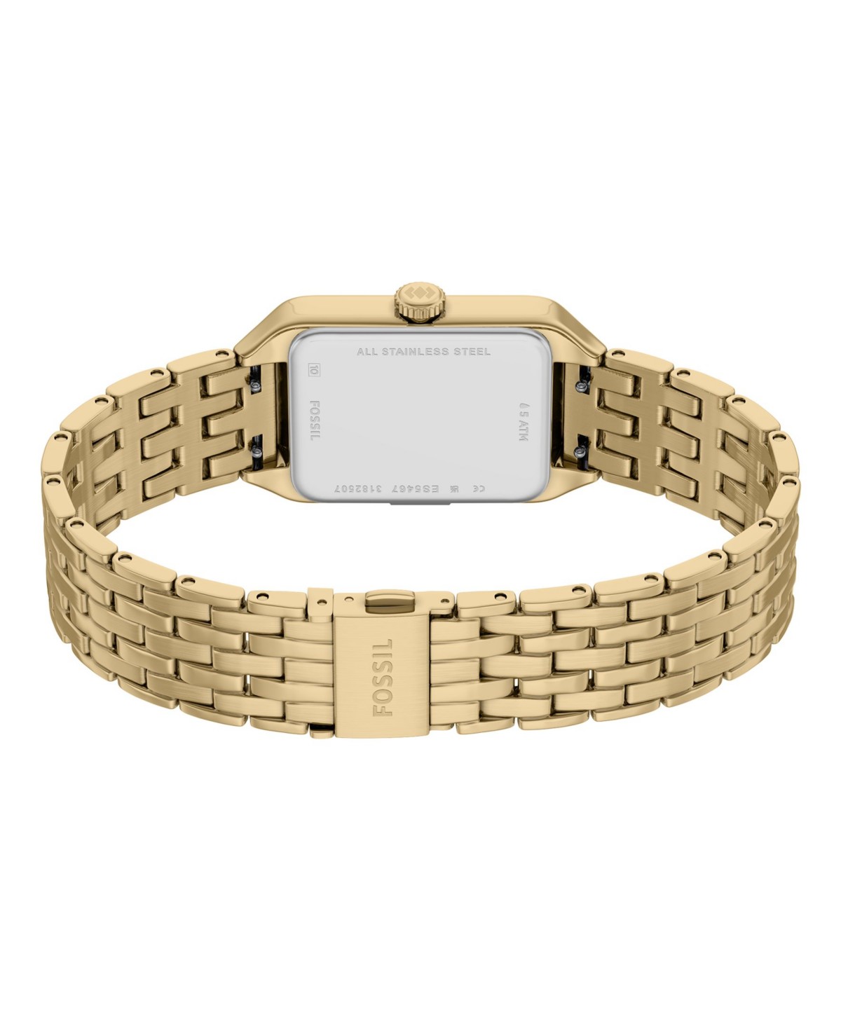 Женские часы Fossil Raquel золотистые из нержавеющей стали 18мм — фото 6