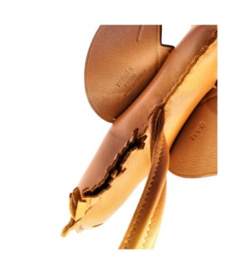 Pre-Owned HERMES MM Monochrome Pegase Rodeo Bag Charm Leather