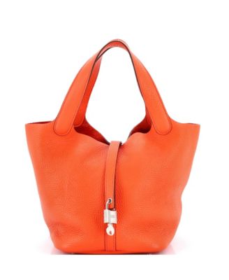 Pre-Owned HERMES MM Picotin Lock Bag Clemence