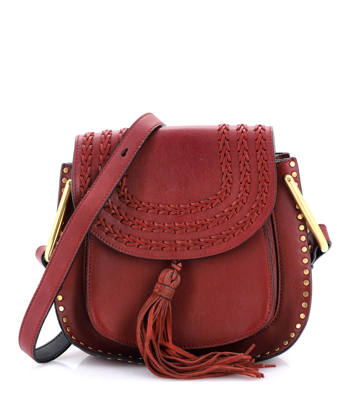 Pre-Owned Chloe Medium Hudson Handbag Whipstitch Leather