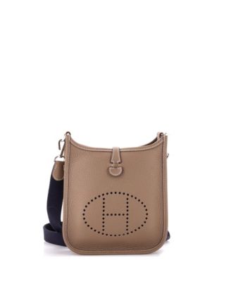 Pre-Owned HERMES TPM Evelyne Bag Gen III Clemence