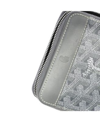 Compact Zip Wallet Coated Canvas