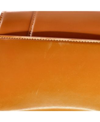 Small Hourglass Top Handle Bag Leather