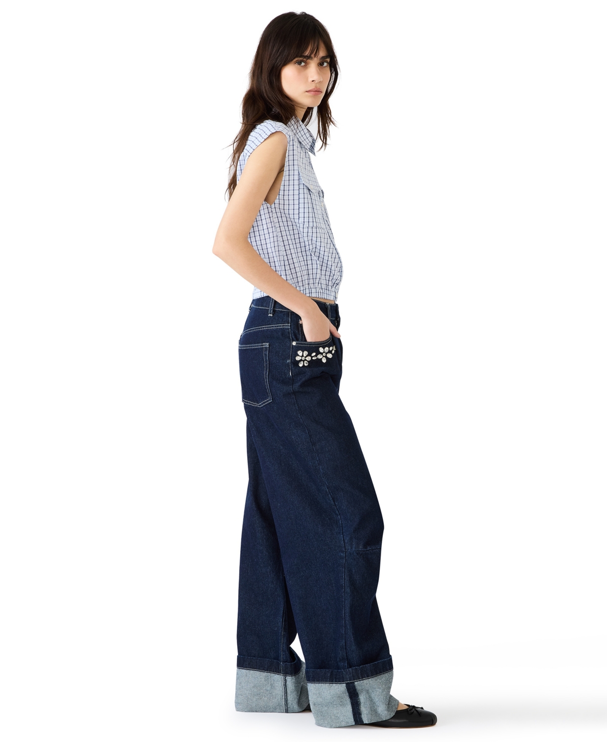 Steve Madden Women's Sleeveless Scout Shirt