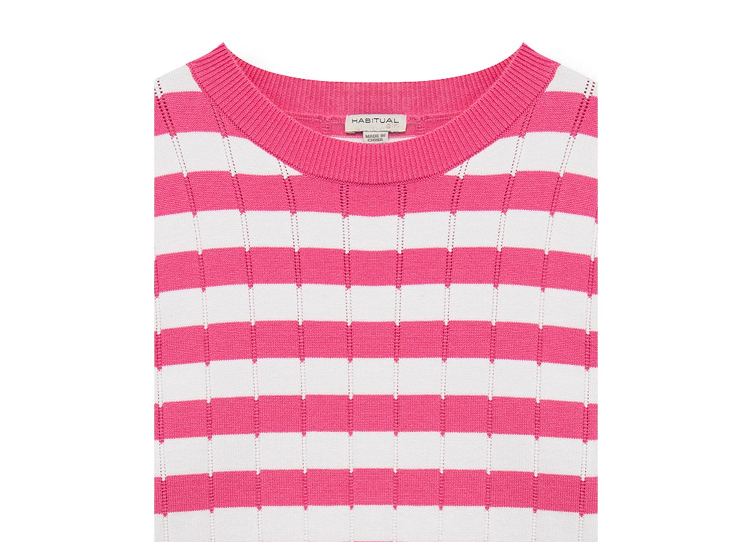 Girls' 7-16 Mixed Stripe Sweater and Shorts, 2-Piece Set