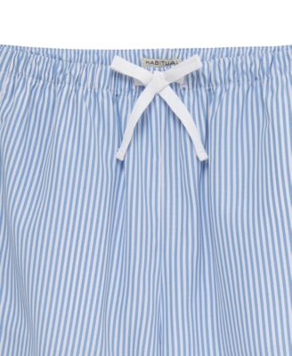 Girls' 7-16 Striped Wide Leg Lounge Pants