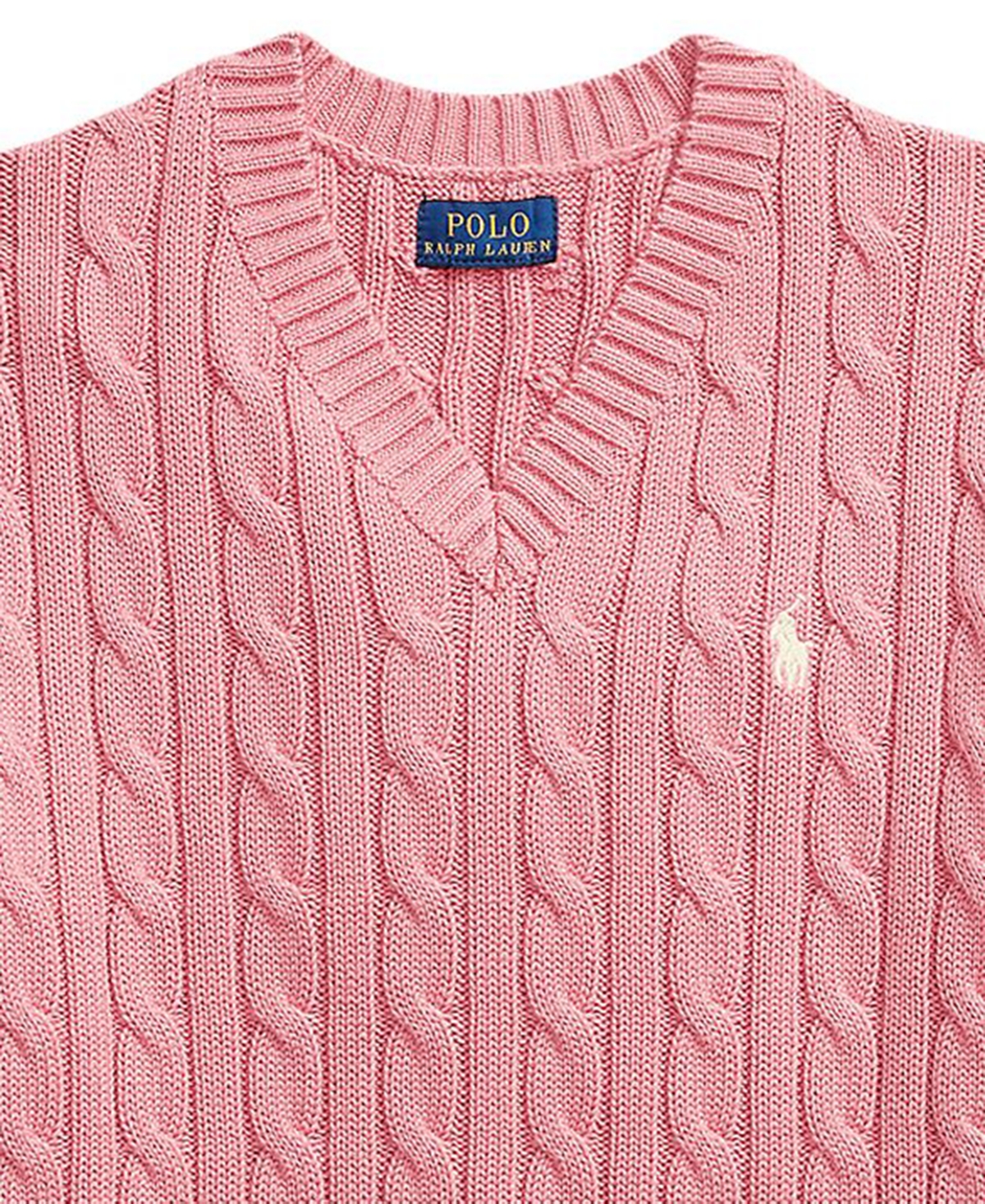 Polo Ralph Lauren Girls' 7-16 V-Neck Sweater