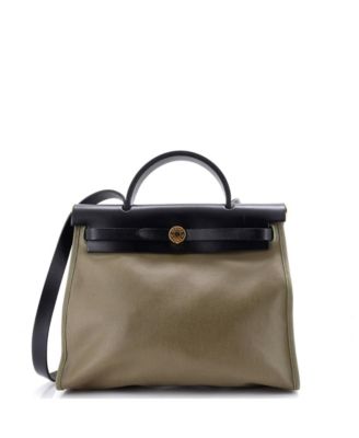 31 Herbag Zip Leather and Toile