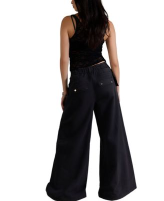 Women's Julien Wide Leg Pull-On Chino Pants