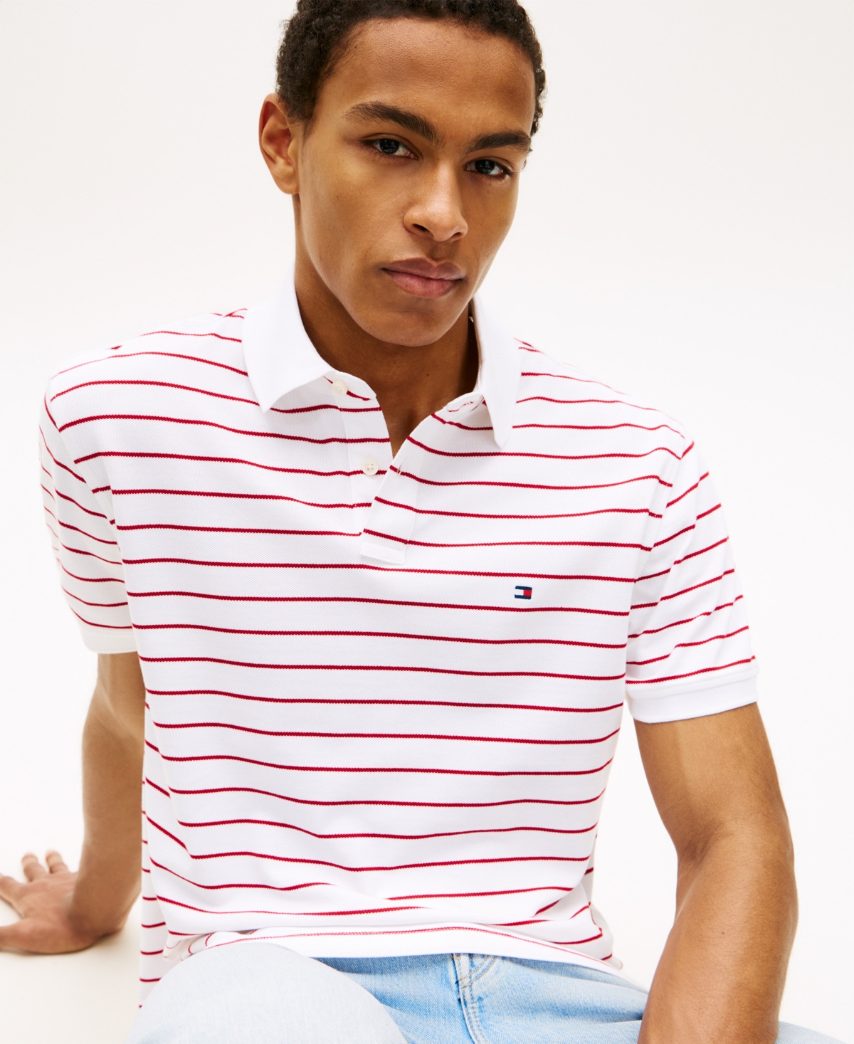 Tommy Hilfiger Men's Cotton Classic Fit 1985 Polo Shirt