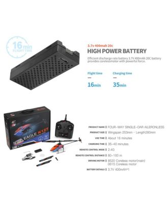 2.4G 4-Channel RC Helicopter with Auto-Hover & 6-Axis Gyro, Beginner Friendly Design