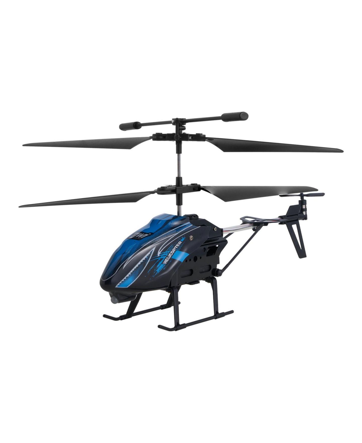Детская игрушка HONGGE 6-Axis Gyro Stabilization LED Light Remote Control Helicopter, цвет: Синий — фото 6
