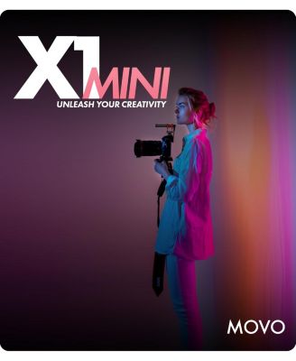 X1-Mini Video Shotgun Mic - Supercardioid 3.5mm/USB-C Analog/Digital Microphone for Cameras, Smartphones, Computers