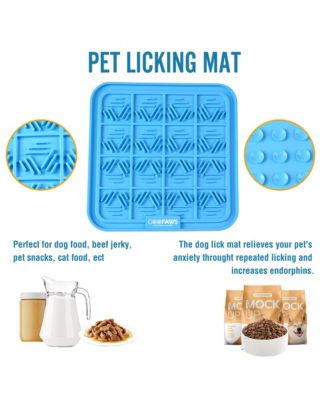 Licking Mat: 2pk - Orange & Blue