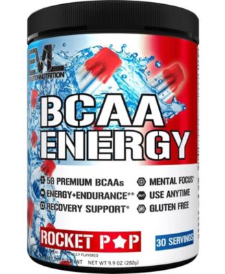BCAAs Amino Acids Powder - Rehydrating BCAA Powder Post Workout Recovery Drink with Natural Caffeine -  Rocket Pop