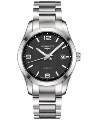Longines - Men's Swiss Automatic Conquest Classic Stainless Steel Bracelet Watch 40mm L27854566
