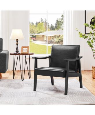 Modern Accent Chair Mid-Century Upholstered Armchair