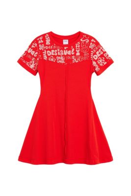 Girls's dress with lettering