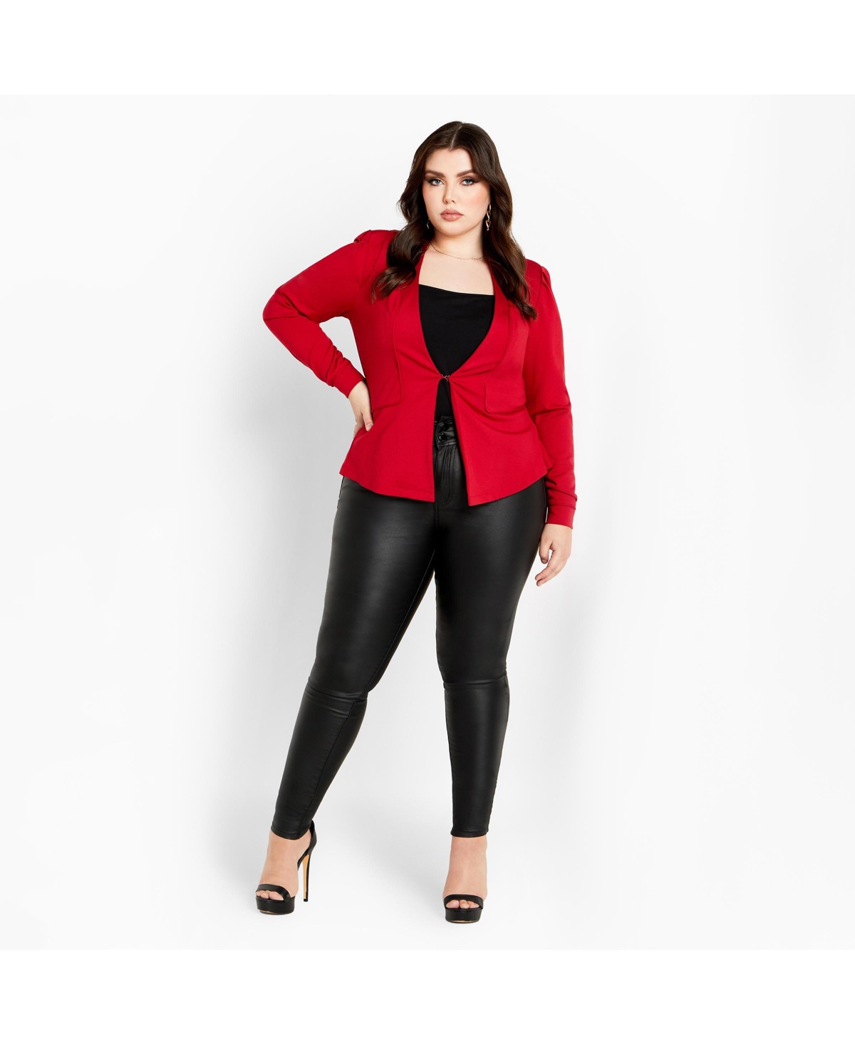 City Chic Women's Piping Praise Jacket