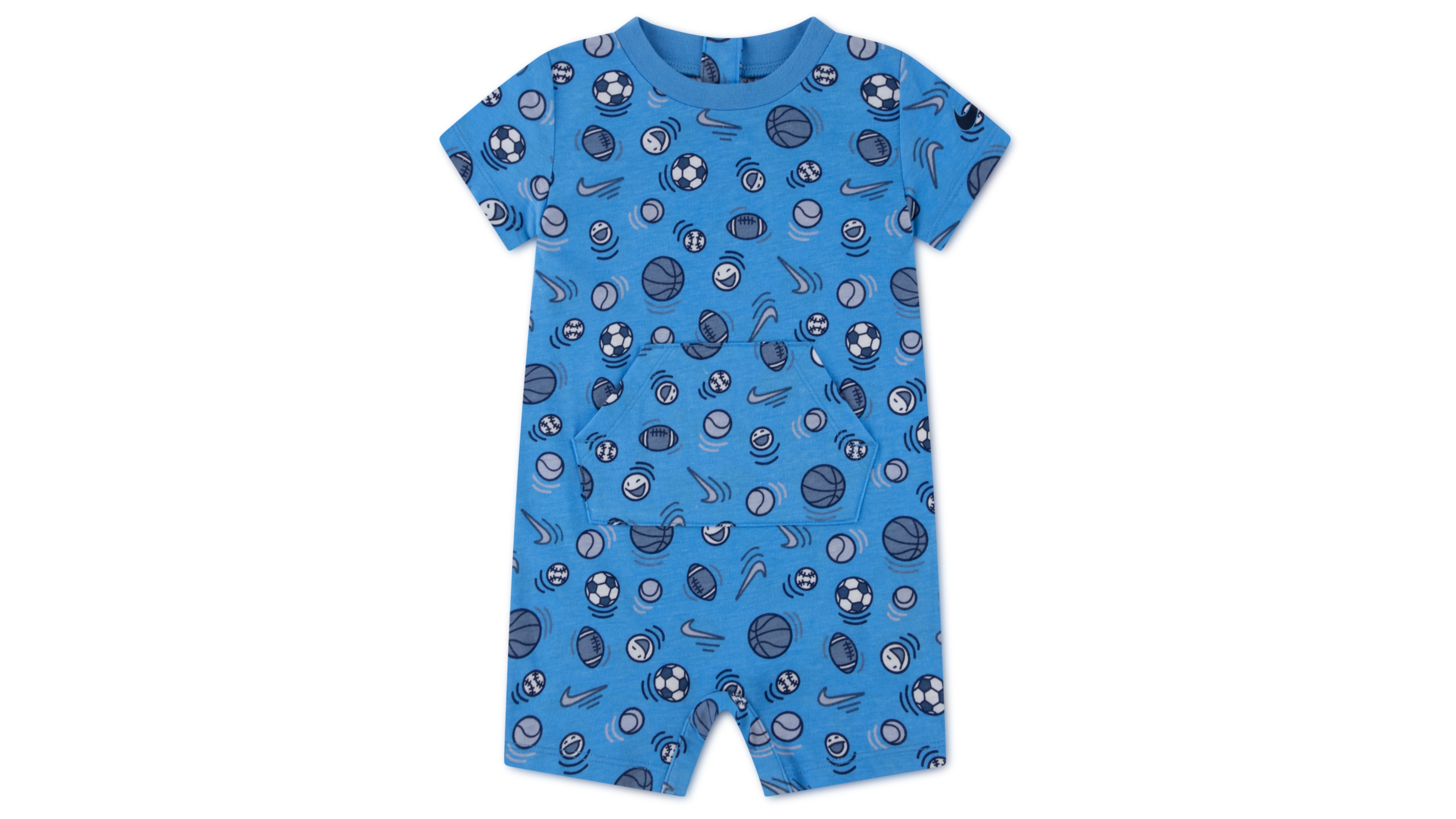 Nike Baby Boys' Sport Ball Crewneck Printed Romper