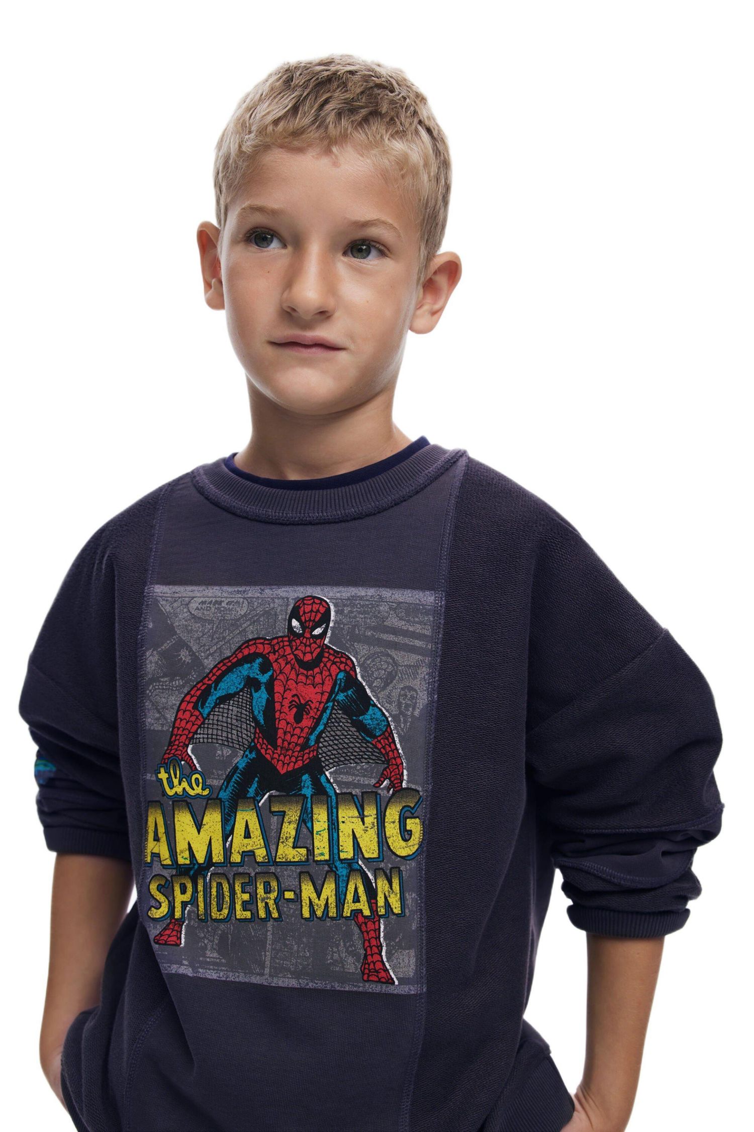 Boys's Sweatshirt pach spiderman