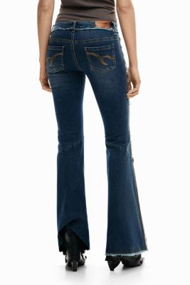 Women's Frayed Flare Jeans