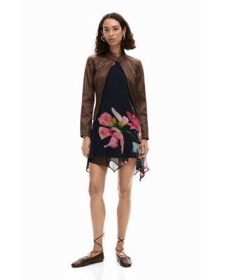 Women's Asymmetric floral dress