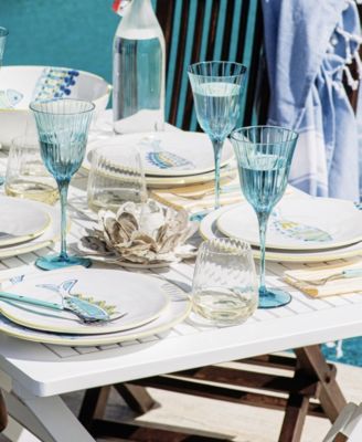 Elba's Assorted Fish Salad Plates, Set of 4