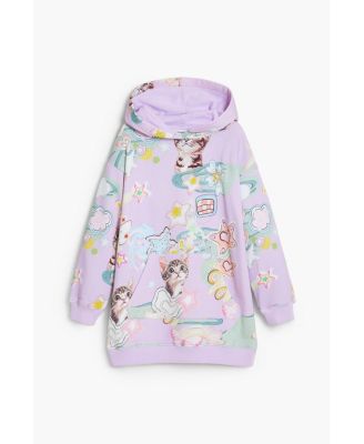 Girls Girls's Cat hoodie dress